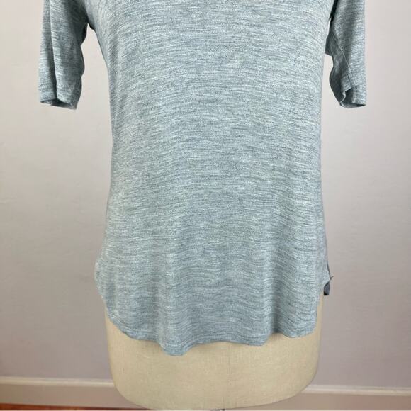 Madewell Anthem Scoop Elbow Sleeve Tee in Colorblock - Picture 5 of 8
